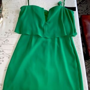 BCBG MAXAZRIA Kelly green dress